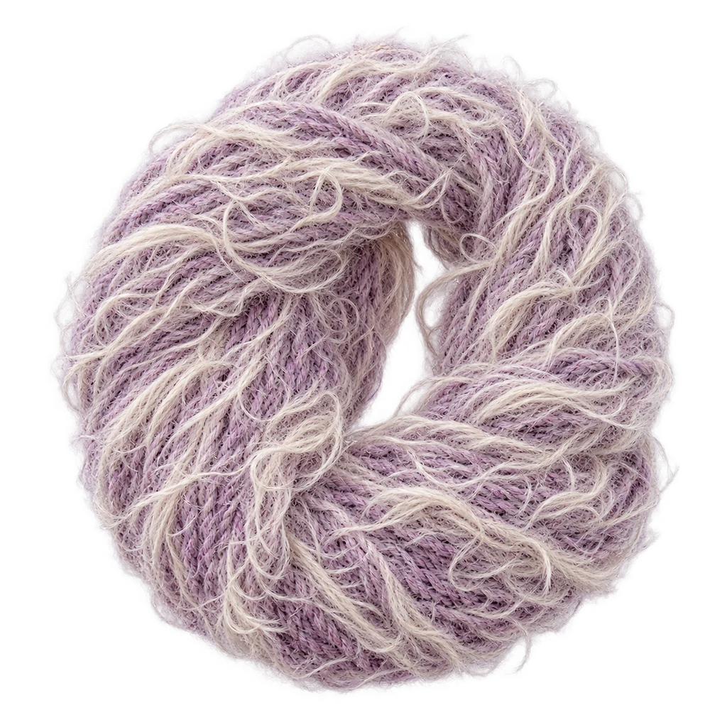 Acrylic Nylon Tube Feather — Baly yarn photograph — illustrative scene