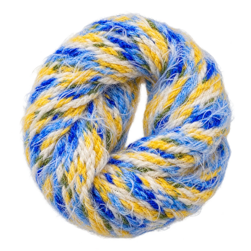 Nylon Feather Acrylic Tube Blend — Baly yarn photograph — illustrative scene