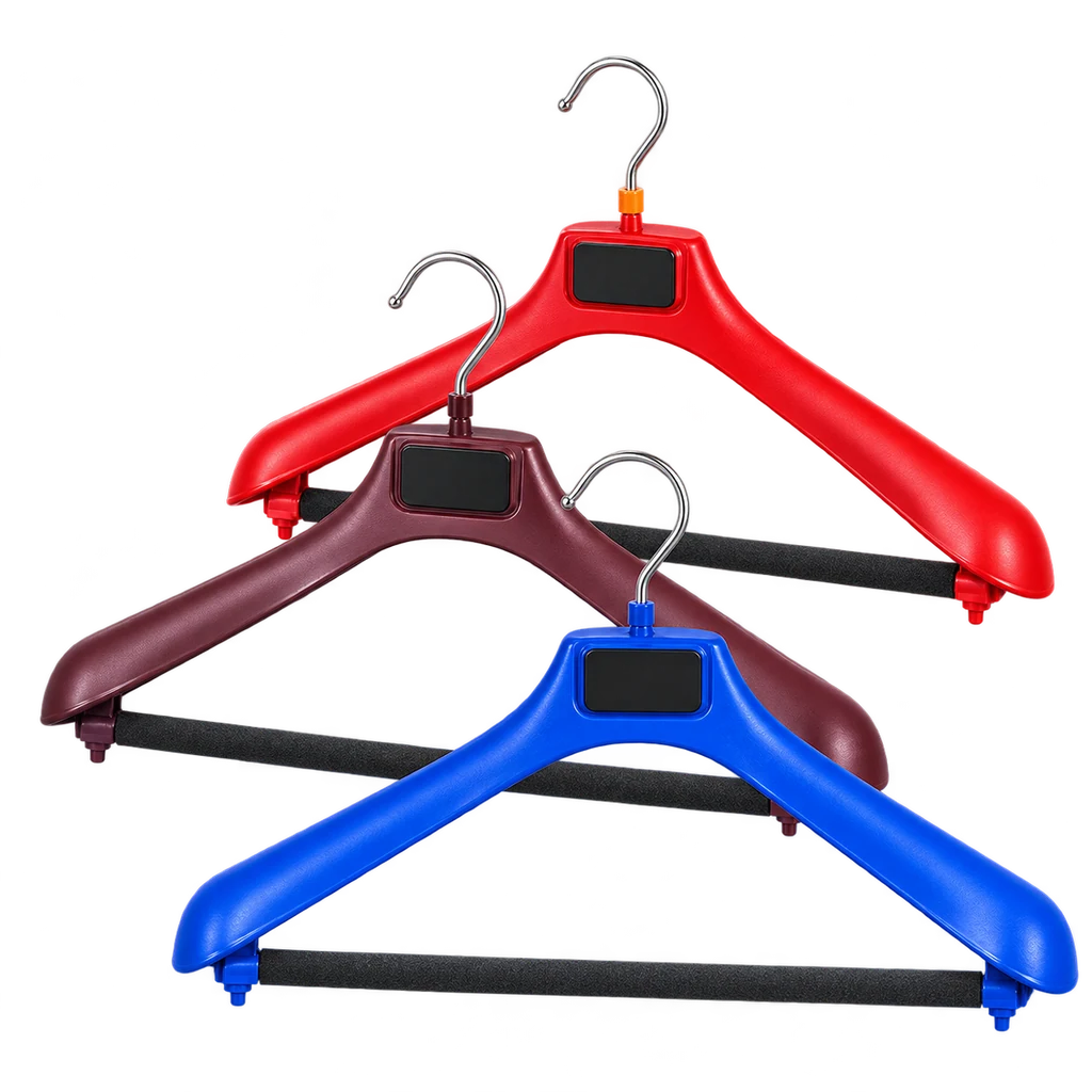 Suit / Jacket Hangers — Baly product photograph — illustrative scene