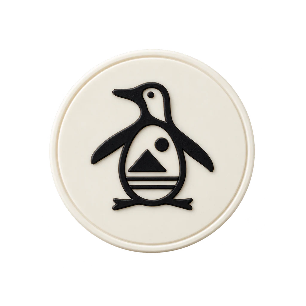 Rubber Printed Badge — Baly product photograph — illustrative scene