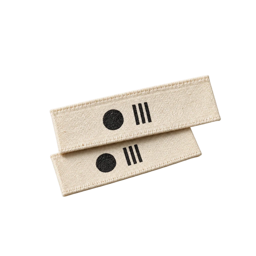Woven Label — Baly product photograph — illustrative scene