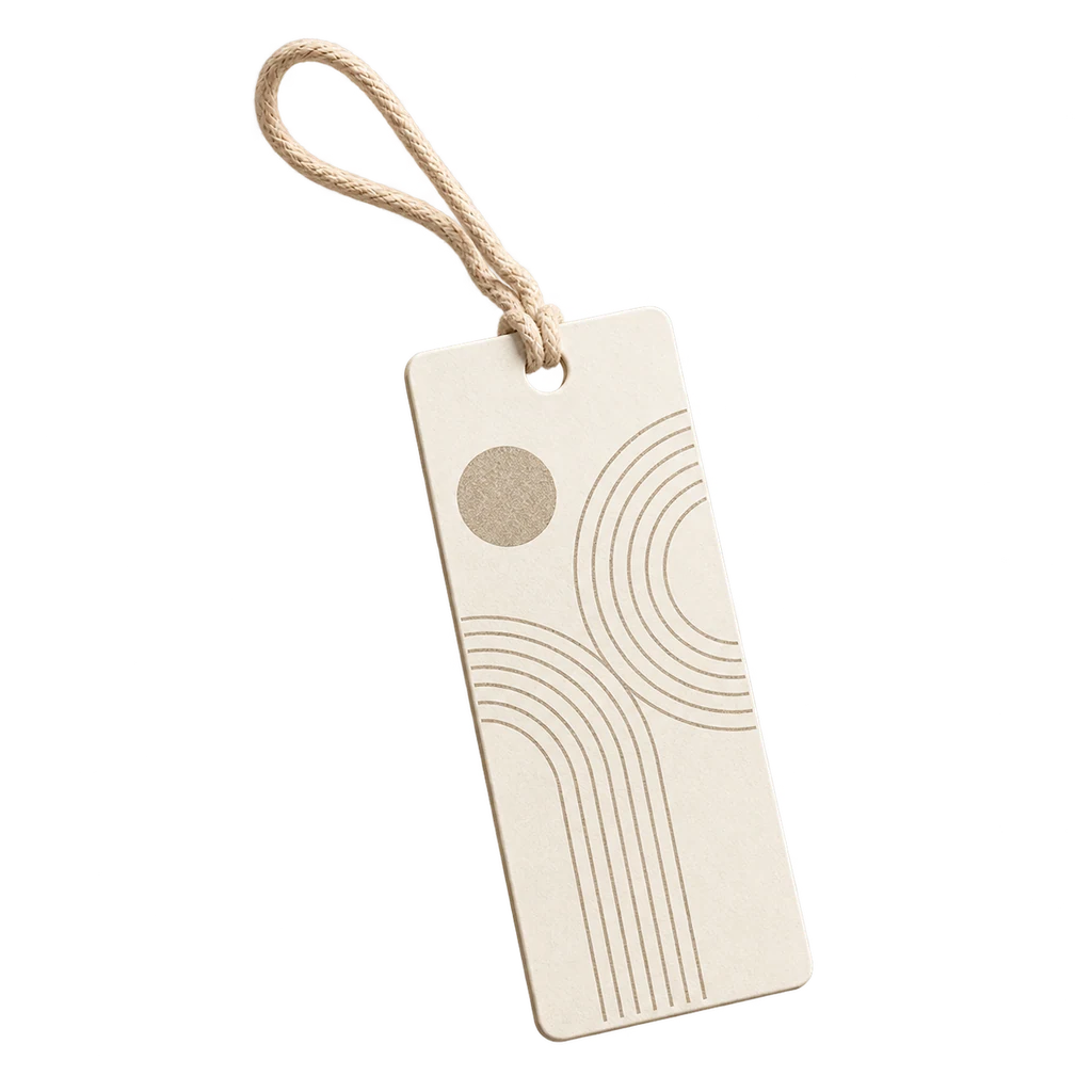 Hang Tag Printing — Baly product photograph — illustrative scene