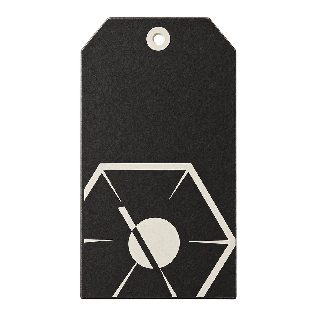 Hang Tag Printing — Baly product photograph — illustrative scene